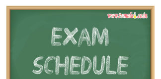 Exam-Schedule