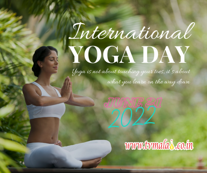 International Yoga day June 21 2022