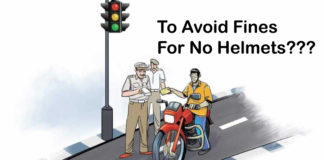 To Avoid Fines For No Helmets